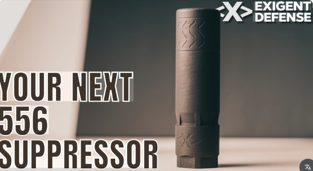 Exigent Defense Fireteam 556 Inconel Suppressor Super Quiet Free Shipping!-img-1