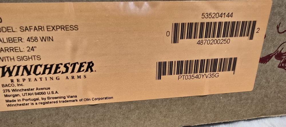 Winchester 70 SAFARI EXPRESS 458 Win Mag 535204144 NEW RARE-img-7