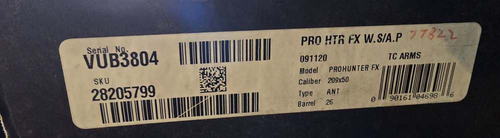 Thompson Center T/C Encore Pro Hunter FX 26” Muzzleloader Rifle 50 Cal NEW -img-8