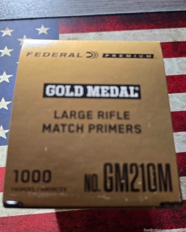 1000 Federal Premium Large Match Rifle Match Primers GM210M-img-0
