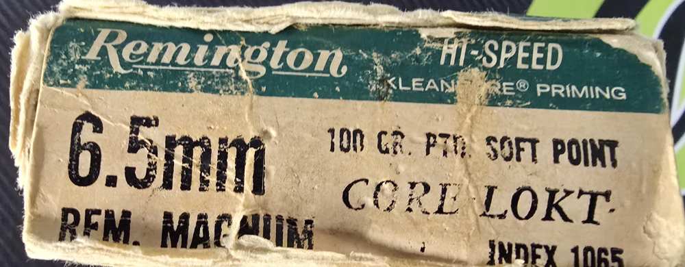 6.5 Remington Magnum 100 Core - Lokt Grain Ammo 19 Rounds Rare-img-0