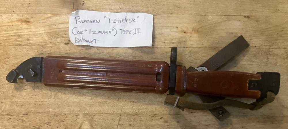 Russian Izmash – Izhevsk Type II AKM Bayonet GI Bringback -img-0