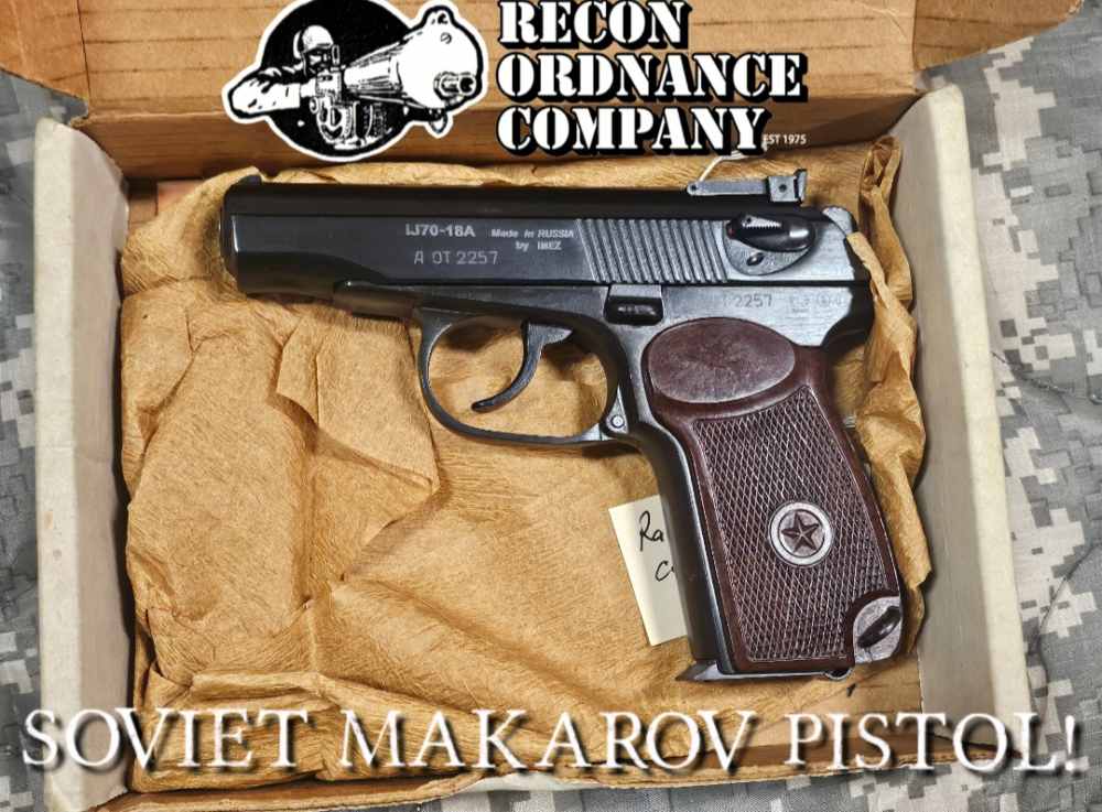 Soviet Russian Makarov PM Pistol 9x18mm Makarov LIKE NEW IN BOX! Izhevsk -img-0