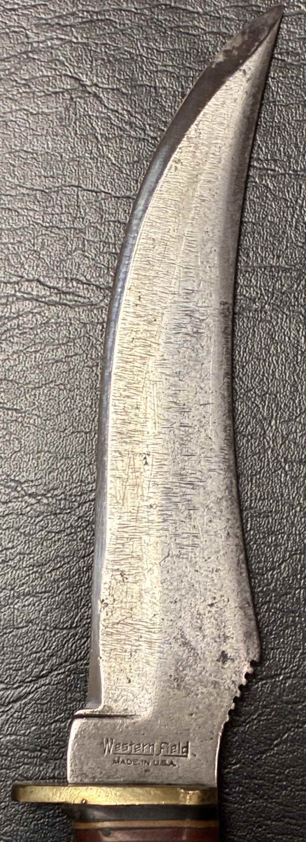WESTERN FIELD Hunting Knife Montgomery Ward-img-4