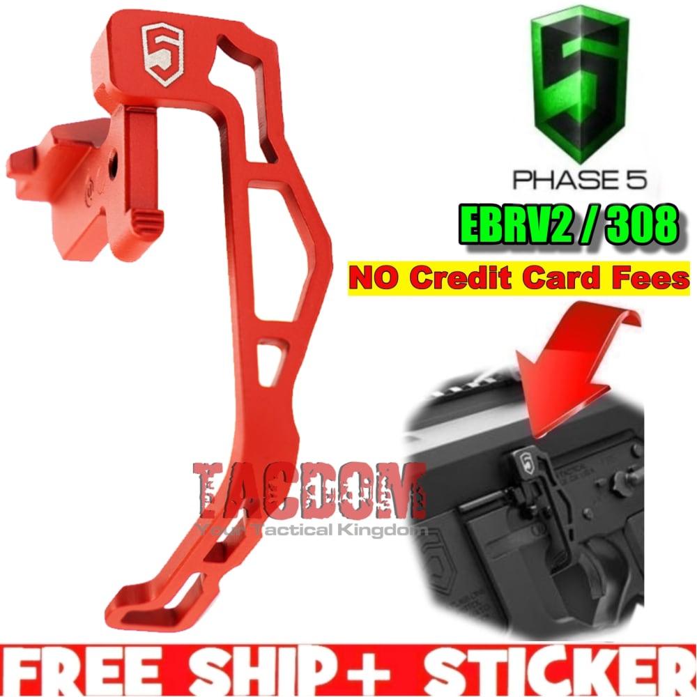 PHASE 5 WSI RED EBRV2 308 DPMS 1 EXTENDED Bolt Catch Release EBRV2/308 AR-img-0