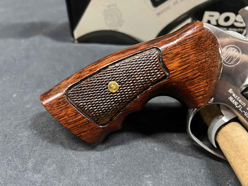 Rossi 462 357 mag revolver 2” stainless w box combat magnum grips-img-1