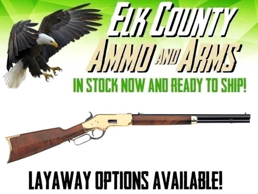 Uberti 1866 Yellowboy Short Rifle .38 Special Brass 20" 10 Rd Walnut 342210-img-0