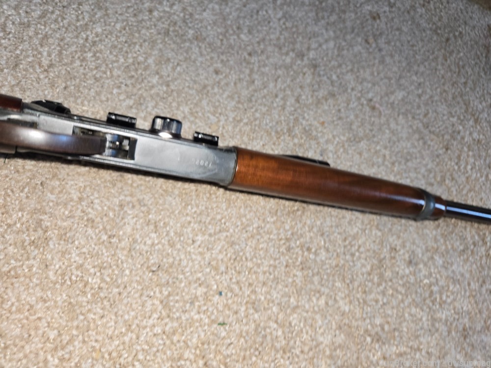 Ithaca 72 lever action rifle 22lr with tasco scope -img-6