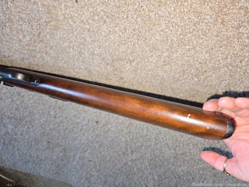Ithaca 72 lever action rifle 22lr with tasco scope -img-7