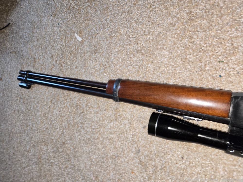Ithaca 72 lever action rifle 22lr with tasco scope -img-8