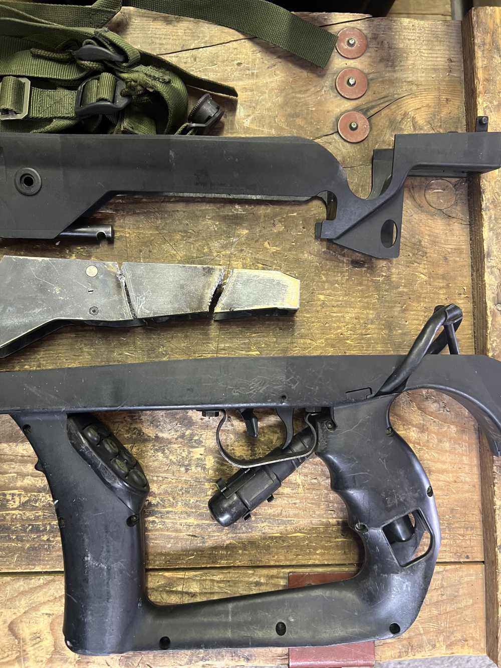 Unicorn French Famas Parts Kit - W/ Original Live Barrel ! -img-5