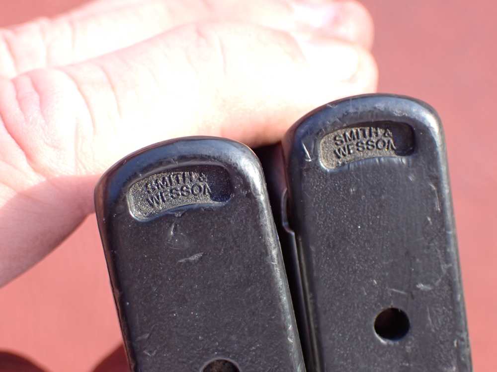 (2 TOTAL) SMITH & WESSON 5906 SS 9MM FACTORY 15RD MAGAZINE L.E. MARKED -img-23