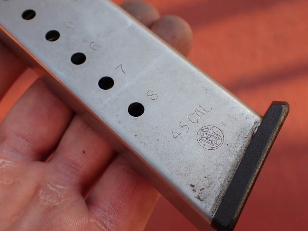 SMITH & WESSON MODEL 4506 STAINLESS .45ACP FACTORY 8RD PISTOL MAGAZINE-img-16