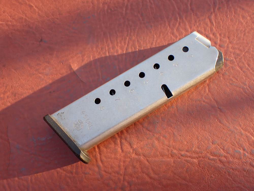 SMITH & WESSON MODEL 4506 STAINLESS .45ACP FACTORY 8RD PISTOL MAGAZINE-img-3