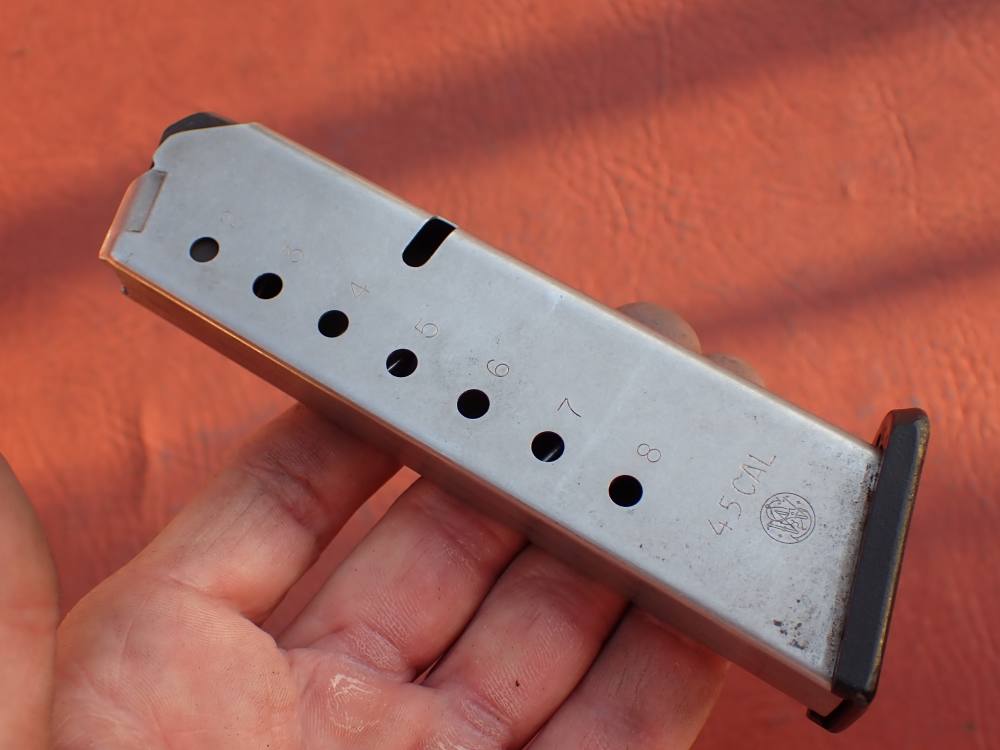 SMITH & WESSON MODEL 4506 STAINLESS .45ACP FACTORY 8RD PISTOL MAGAZINE-img-6