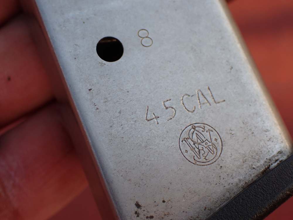 SMITH & WESSON MODEL 4506 STAINLESS .45ACP FACTORY 8RD PISTOL MAGAZINE-img-17