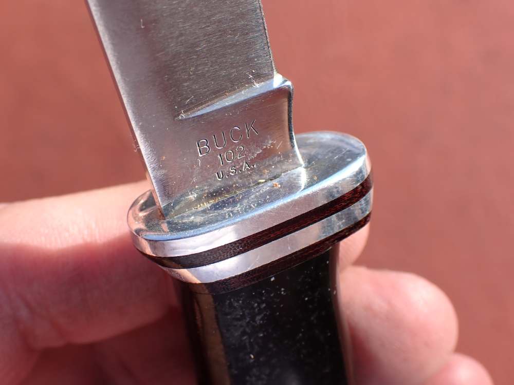 BUCK MODEL 102 WOODSMAN KNIFE WITH BUCK SHEATH MADE FROM 1971-1985-img-24