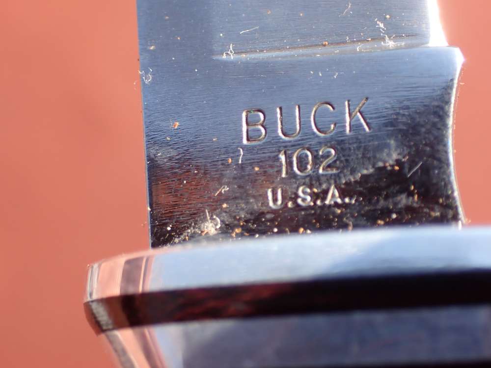 BUCK MODEL 102 WOODSMAN KNIFE WITH BUCK SHEATH MADE FROM 1971-1985-img-27