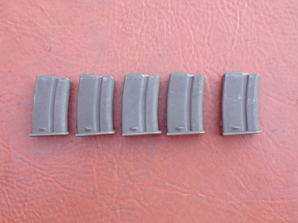 (5 TOTAL) FRENCH MAS MODEL 45 TRAINING RIFLE .22LR FACTORY 5RD MAGAZINE-img-0