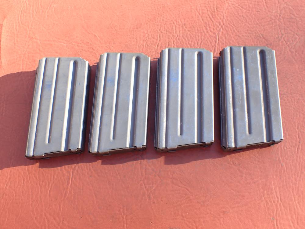 (4 TOTAL) COLT AR-15 M16 FACTORY 5.56MM .223 REM ORIGINAL 20 ROUND MAGAZINE-img-27
