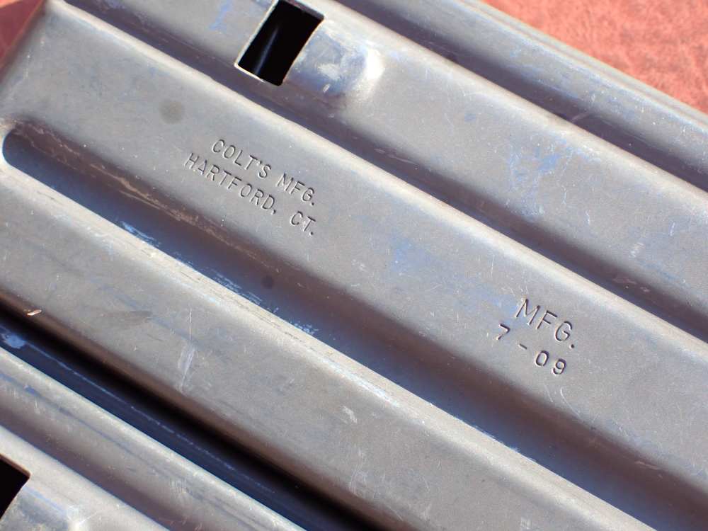 (4 TOTAL) COLT AR-15 M16 FACTORY 5.56MM .223 REM ORIGINAL 20 ROUND MAGAZINE-img-22