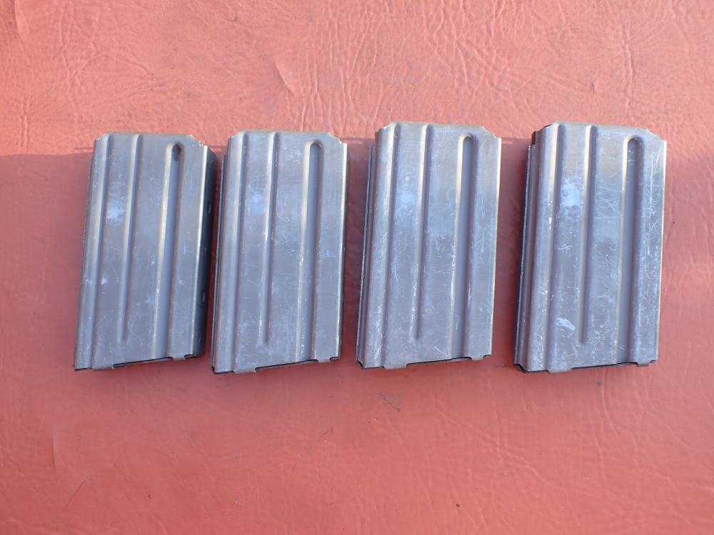 (4 TOTAL) COLT AR-15 M16 FACTORY 5.56MM .223 REM ORIGINAL 20 ROUND MAGAZINE-img-2