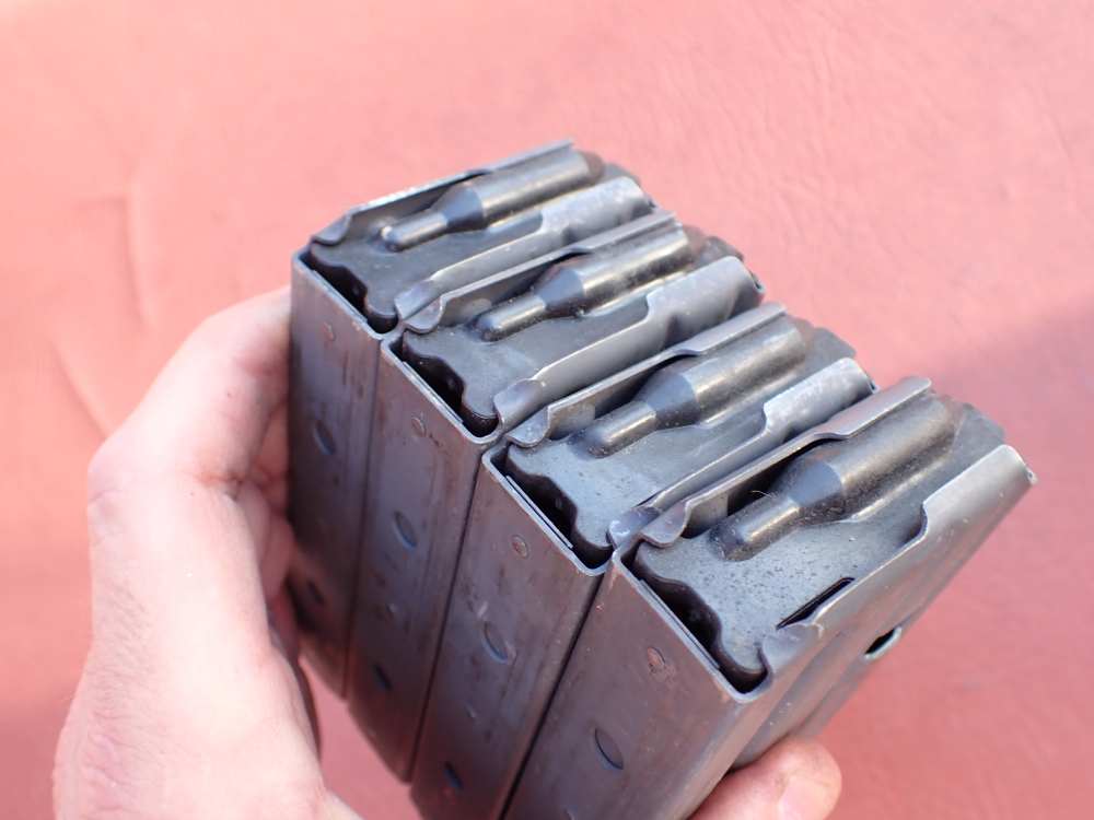 (4 TOTAL) COLT AR-15 M16 FACTORY 5.56MM .223 REM ORIGINAL 20 ROUND MAGAZINE-img-7