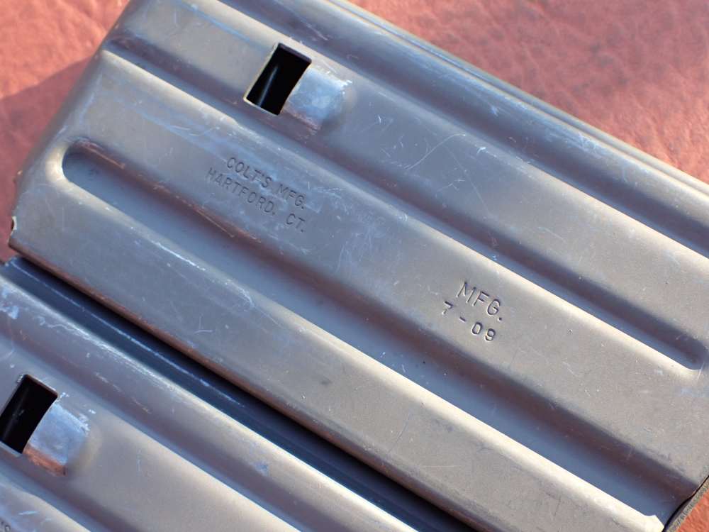 (4 TOTAL) COLT AR-15 M16 FACTORY 5.56MM .223 REM ORIGINAL 20 ROUND MAGAZINE-img-19