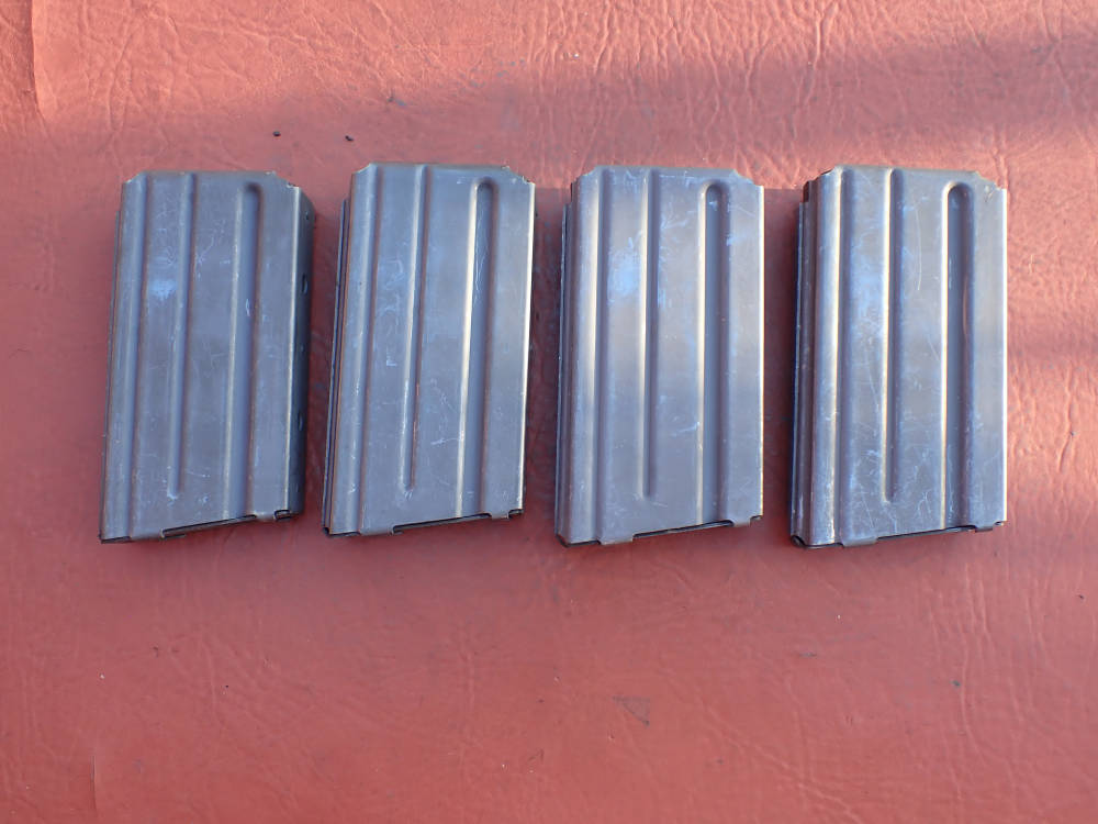 (4 TOTAL) COLT AR-15 M16 FACTORY 5.56MM .223 REM ORIGINAL 20 ROUND MAGAZINE-img-2
