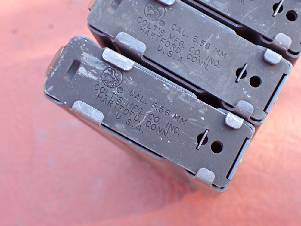 (4 TOTAL) COLT AR-15 M16 FACTORY 5.56MM .223 REM ORIGINAL 20 ROUND MAGAZINE-img-18