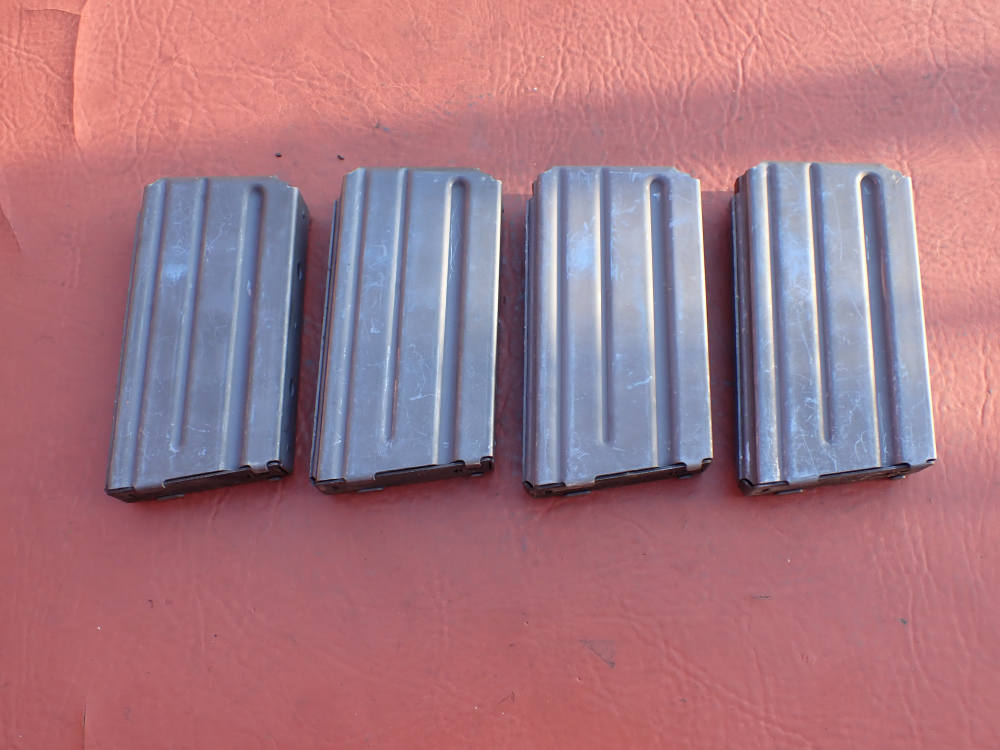 (4 TOTAL) COLT AR-15 M16 FACTORY 5.56MM .223 REM ORIGINAL 20 ROUND MAGAZINE-img-3