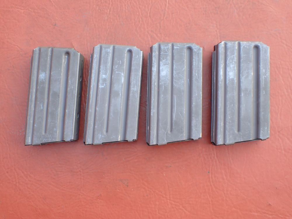 (4 TOTAL) COLT AR-15 M16 FACTORY 5.56MM .223 REM ORIGINAL 20 ROUND MAGAZINE-img-2