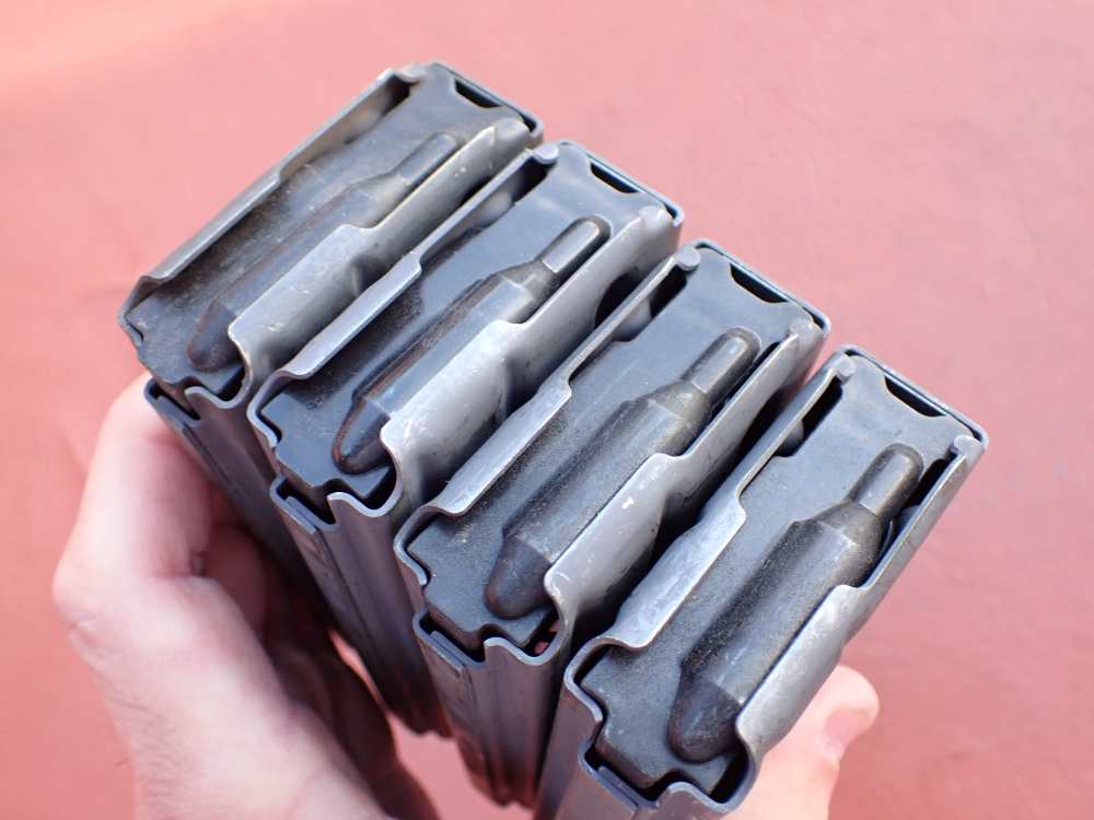 (4 TOTAL) COLT AR-15 M16 FACTORY 5.56MM .223 REM ORIGINAL 20 ROUND MAGAZINE-img-5