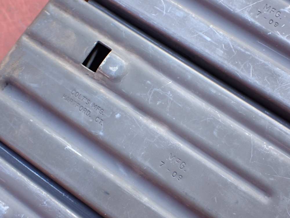 (4 TOTAL) COLT AR-15 M16 FACTORY 5.56MM .223 REM ORIGINAL 20 ROUND MAGAZINE-img-18