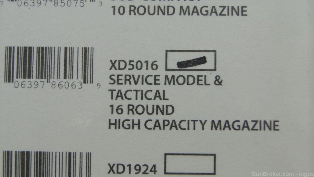 (4 TOTAL) SPRINGFIELD XD-9 FACTORY 16 ROUND MAGAZINE XD5016 (NEW)-img-11