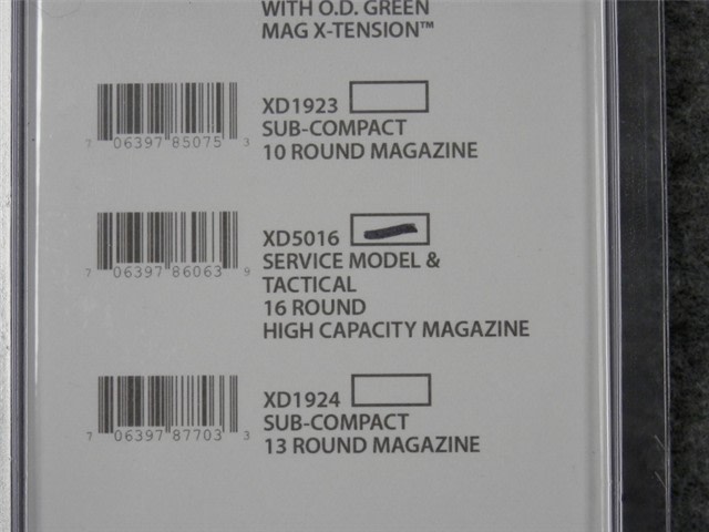 (4 TOTAL) SPRINGFIELD XD-9 FACTORY 16 ROUND MAGAZINE XD5016 (NEW)-img-1