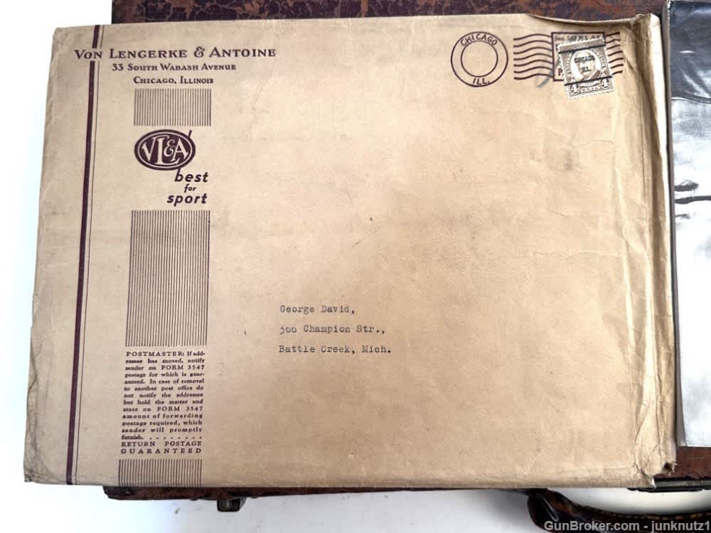 Colt 1911 / 38 Super / ACE Factory Case with VL&A Chicago Dealer Tag-img-11