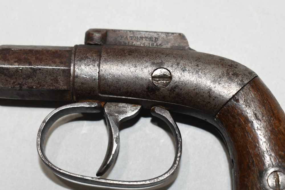 Small Frame Allen & Thurber Bar Hammer Percussion Pistol 28 Cal READ-img-7