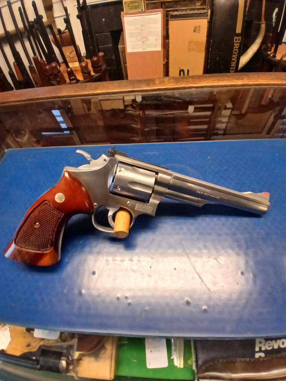 Smith & Wesson 66-2 .357 Mag Target Hammer Trigger & Sights-img-0