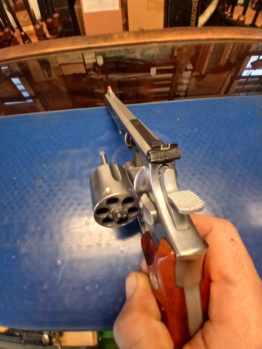 Smith & Wesson 66-2 .357 Mag Target Hammer Trigger & Sights-img-9