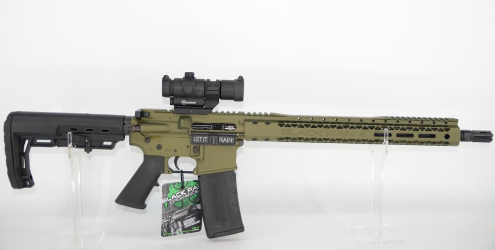 Black Rain Ordnance SPEC 15 Rifle 5.56 Bullfrog Green w/ Firefield Impulse-img-1