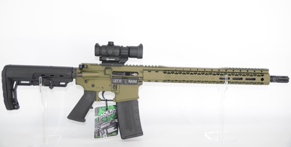 Black Rain Ordnance SPEC 15 Rifle 5.56 Bullfrog Green w/ Firefield Impulse-img-0