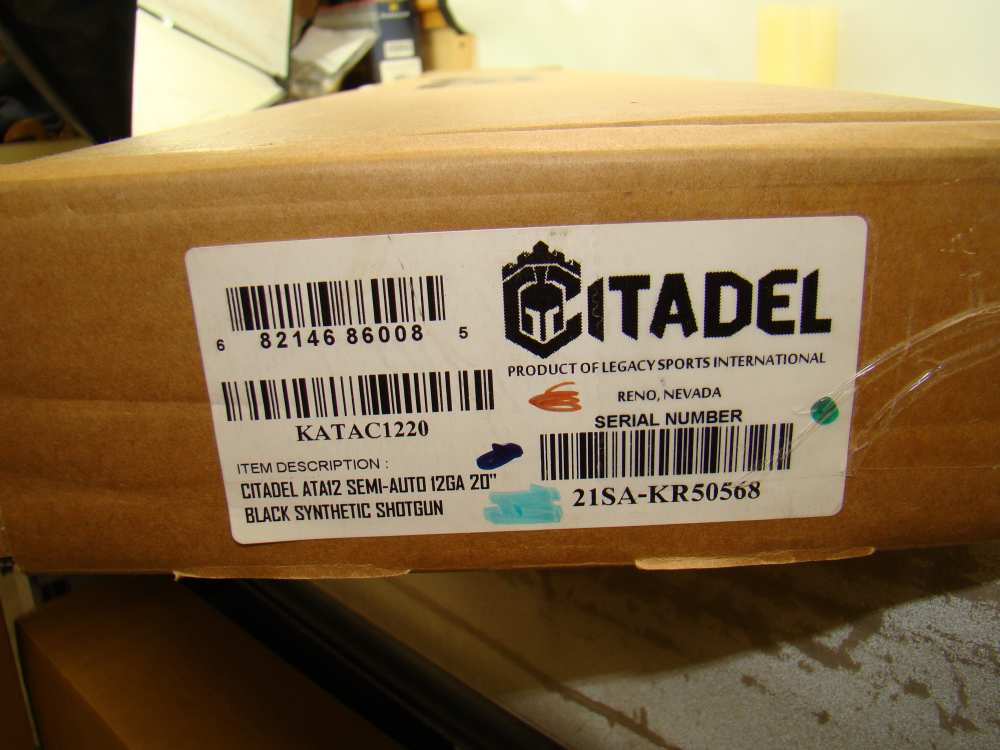 CITADEL by Legacy Sports Intl. 12 ga NEW in Box & Unfired-img-2