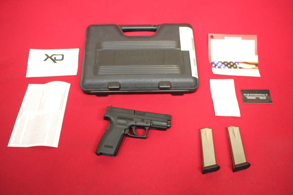 Springfield XD 9 w/2x 16rd Mags, Case, 4" Barrel - LOW Rounds, NICE - 2012-img-0