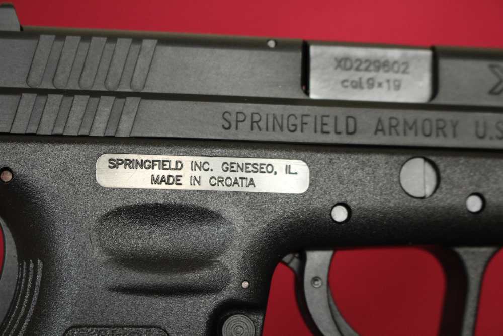 Springfield XD 9 w/2x 16rd Mags, Case, 4" Barrel - LOW Rounds, NICE - 2012-img-13