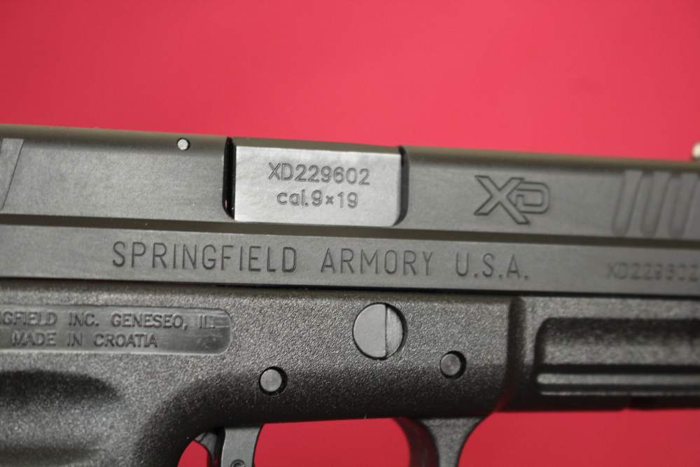 Springfield XD 9 w/2x 16rd Mags, Case, 4" Barrel - LOW Rounds, NICE - 2012-img-12