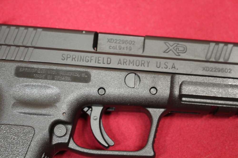 Springfield XD 9 w/2x 16rd Mags, Case, 4" Barrel - LOW Rounds, NICE - 2012-img-10