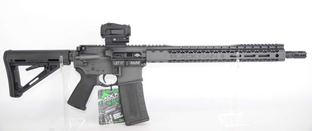 Black Rain Ordnance SPEC 15 Rifle 5.56 Tungsten Battleworn w/ Vortex Optic-img-1