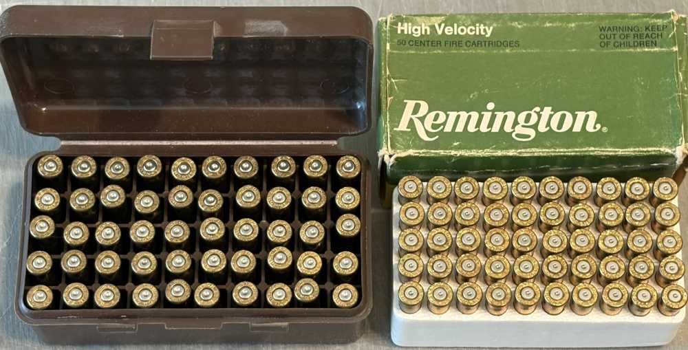 22 Hornet Brass Rifle Cases 100 pcs Remington RP Fired Range Brass-img-1
