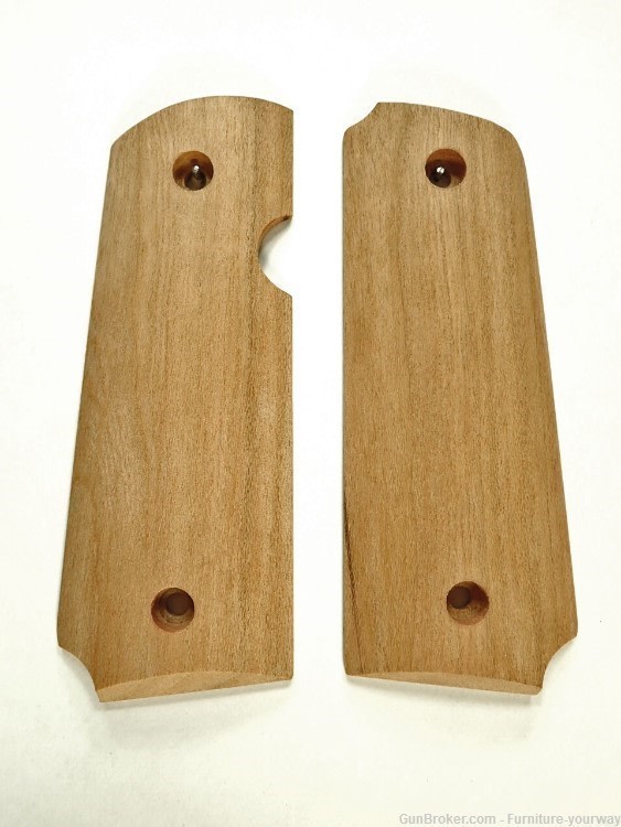 Unfinished Cherry Rock Island 380 1911 Grips-img-0